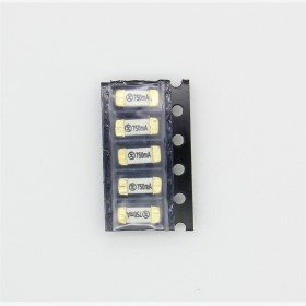 5x lot Fusible ceramique 1808 SMD - 0.75A - 125V - 2.6x6mm - 172fus252