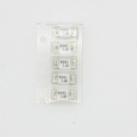 5x lot Fusible ceramique 1808 SMD  - 1.6A - 125V 2.6x6mm 