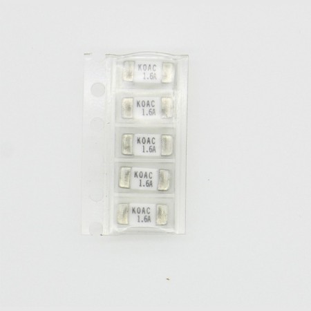 5x lot Fusible ceramique 1808 SMD  - 1.6A - 125V 2.6x6mm 
