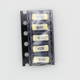 5x lot Fusible ceramique 1808 SMD - 2A - 125V 2.6x6mm