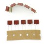 5x Fusible 392 a souder rectangulaire 0.5A T0.5A 250v 