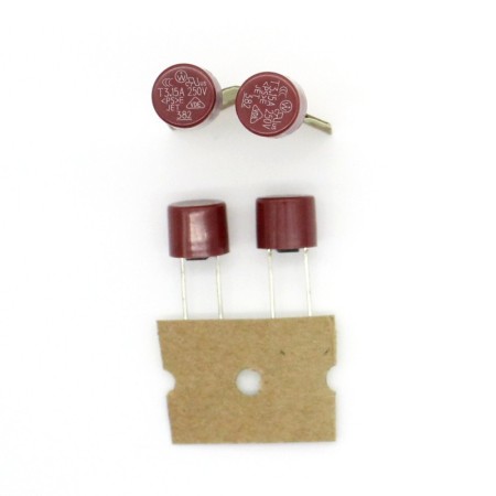 2x Fusible 382 a souder rond 3.15A T3.15A  250v