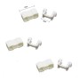 2x Porte fusible blanc 5x20mm  avec couvercle  - 250v