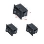 2x Interrupteur à bascule KCD1-101 - 6A - 250v 20x18mm