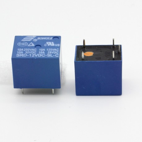 Relais puissance SRD-12VDC-SL-C 10A - 5 pins T73