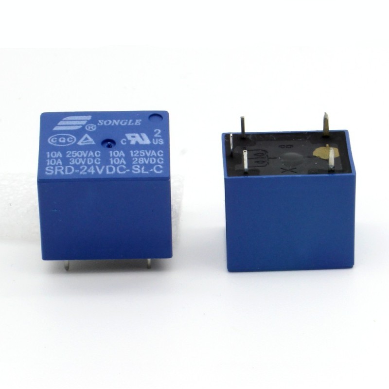 Relais puissance 24v SRD-24VDC-SL-C 10A - 5 pins T73