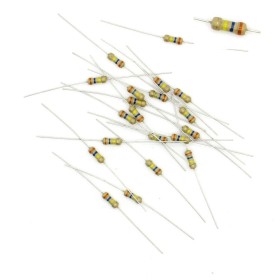 20x Résistances carbone ¼W - 0.25w - 5% - 360kohm 360k ohm 