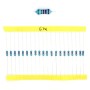 20x Résistances métal ¼W - 0.25w - 1% - 51Kohm 51K ohm