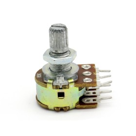 Potentiomètre Double stéréo B5K - 5k linéaire - WH148