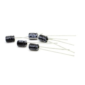 5x Condensateur chimique radial 10uF 25V 4x6mm - 64con164