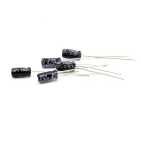 5x Condensateur chimique radial 4.7uF 50V 4x8mm - 64con165