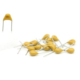 15x Condensateur Céramique Multicouche 684 - 680nf - 50v