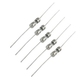 5x Fusibles verre 3.6x10mm fusion lente - temporisé - 1A - T1A 250v