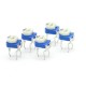 5x Trimmer 101 - 100 ohms - 100mW Resistance Variable Rm-65 