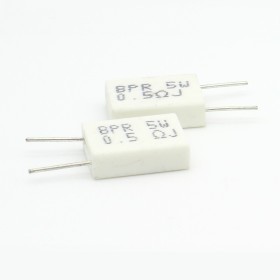 2x Résistance Ciment 5w 0.5 ohm   BPR56 88res169
