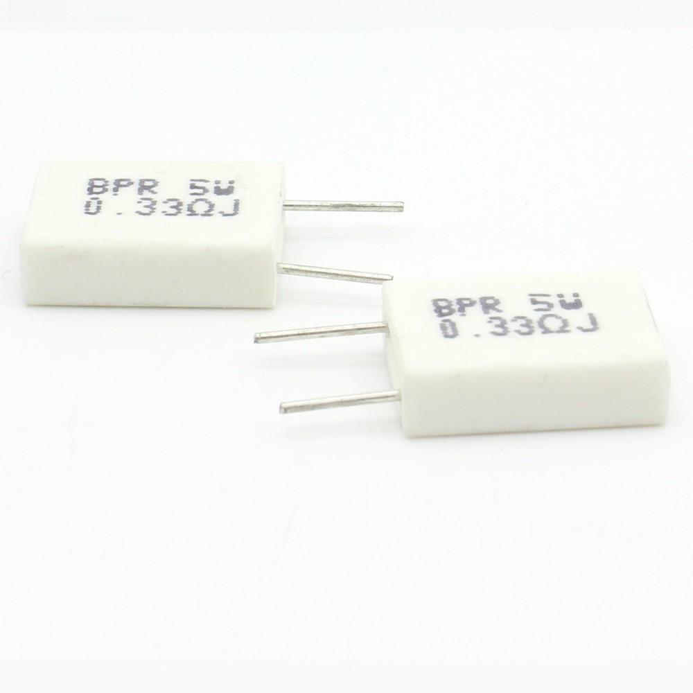 Résistance 5W 1ohm axial bobinée céramique 10/% lot de 8