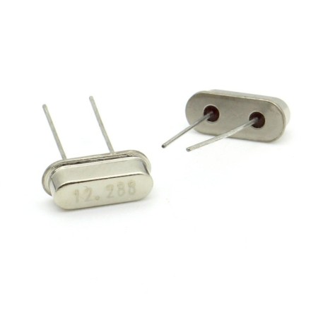 Crystal MEC HC-49S 12.288 MHz  Low Profile - ROHS - 2 pièces