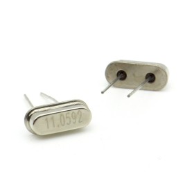 Crystal MEC HC-49S 11.0592 MHz  Low Profile - ROHS - 2 pièces