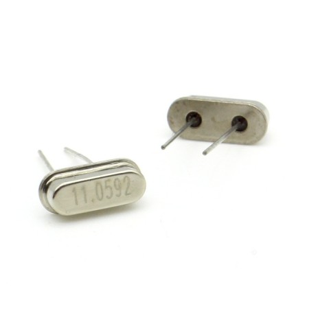 Crystal MEC HC-49S 11.0592 MHz  Low Profile - ROHS - 2 pièces