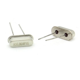 Crystal MEC HC-49S 36.8640 MHz  Low Profile - ROHS - 2 pièces 