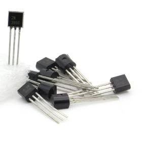 10x Transistor H 2N3906 - PNP - TO-92 - 95tran047