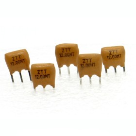 5x Résonateur céramique CQ 12.0MHZ - ZTT12.00MGW-LF- 3-PINS - 101cris040