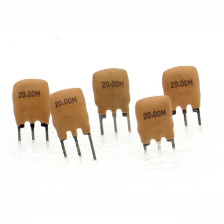 5x Résonateur céramique CQ 20.0MHZ - ZTT20.0MX-LF - 3-PINS - 101cris041