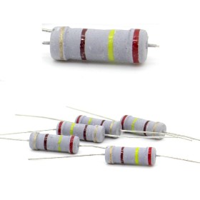 5x Résistance métal oxyde 2w - 240R - 240ohm - 5% 