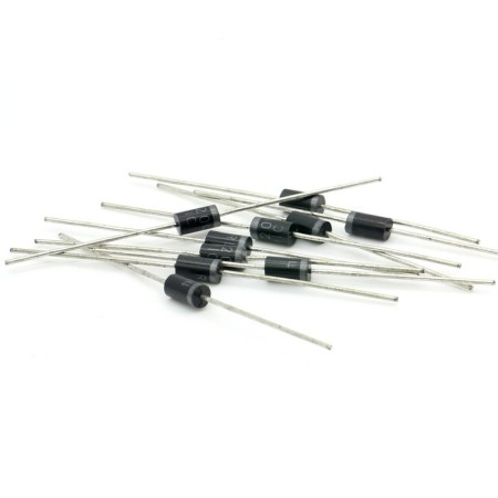 10x Diode redressement RL204 - 2A - 400V - DO-15 - 121diod071