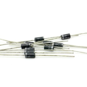 10x Diode redressement RL205 - 2A - 600V - DO-15 