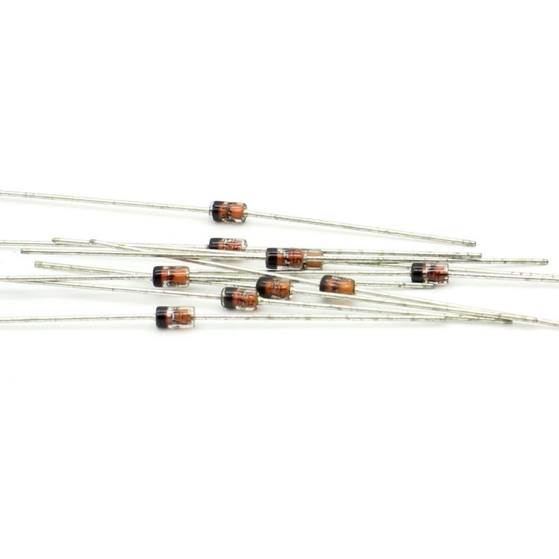 10x Zener Diode 1N4734A - 1w - 5.6v - DO-41 