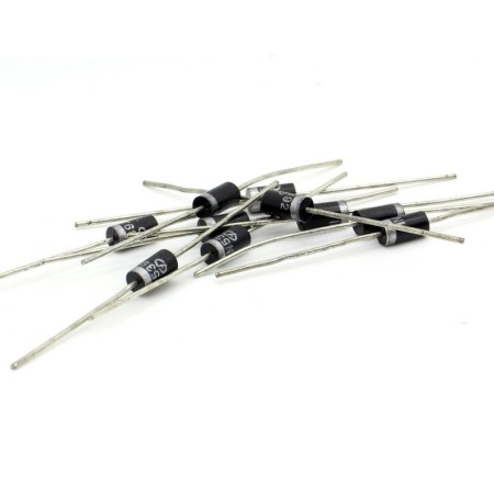 10x Diode redressement 1N5392 - 100v - 1.5A - 128diod025