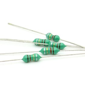 5x Inductance 1.2uH ±10% Axial - TOP-VIEW COILS 