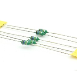 5x Inductance 2.7uH ±10% Axial - TOP-VIEW COILS
