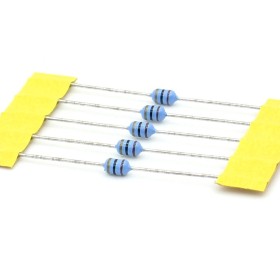 5x Inductance 1uH ±10% Axial - TOP-VIEW COILS