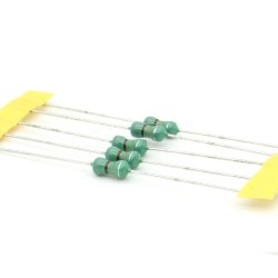 5x Inductance 8.2uH ±10% Axial - TOP-VIEW COILS