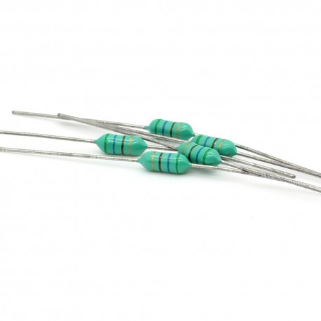 5x Inductance 560uH ±10% Axial - TOP-VIEW COILS