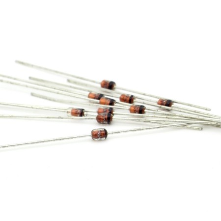 10x Zener Diode 1N4740A - 1w - 10v - DO-41 - 135diod050