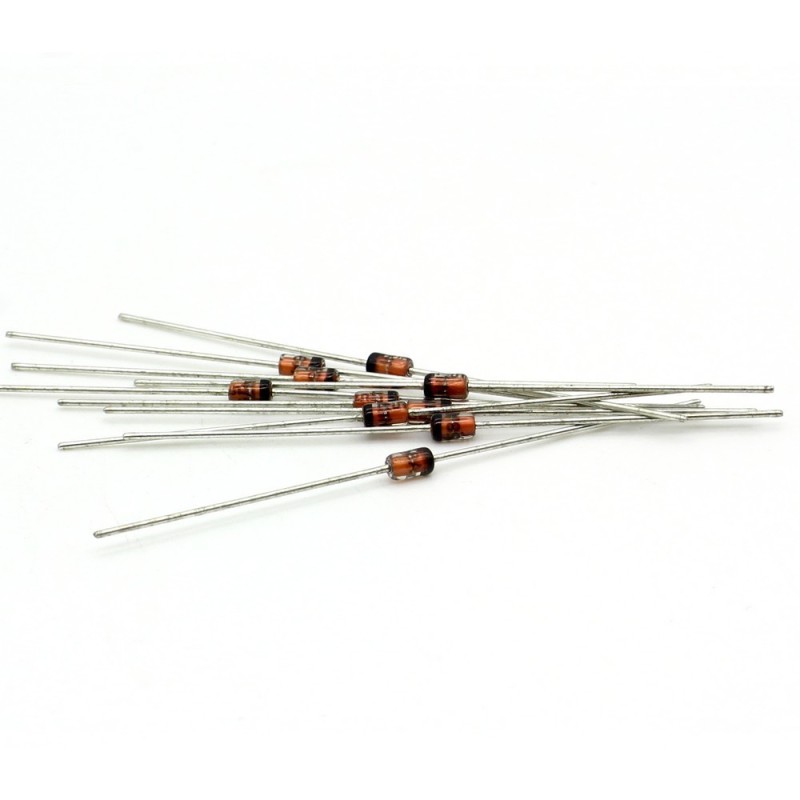 10x Zener Diode 1N4758A - 1w - 56v - DO-41