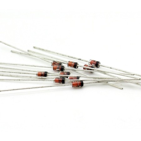 10x Zener Diode 1N4751A - 1w - 30v - DO-41 - 136diod061