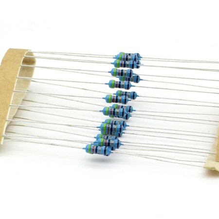 20x Résistances métal ¼W - 0.25w - 1% -  43ohm - 43R