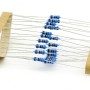 20x Résistances métal ¼W - 0.25w - 1% -  62ohm - 62R