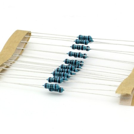 20x Résistances métal ¼W - 0.25w - 1% -  180ohm - 180R 