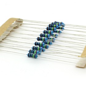 20x Résistances métal ¼W - 0.25w - 1% -  240ohm - 240R