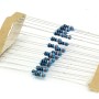 20x Résistances métal ¼W - 0.25w - 1% -  390ohm - 390R