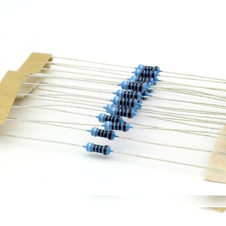 20x Résistances métal ¼W - 0.25w - 1% -  820ohm - 820R