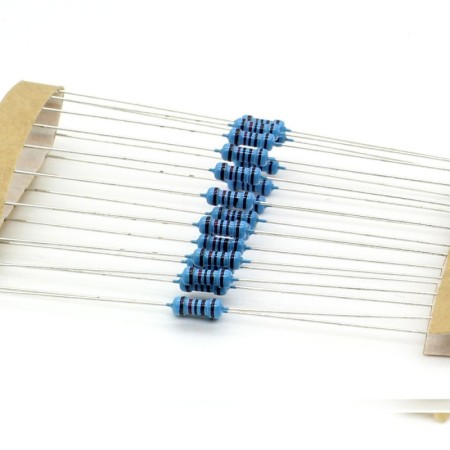 20x Résistances métal ¼W - 0.25w - 1% -  910ohm - 910R