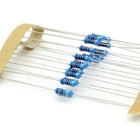 20x Résistances métal ¼W - 0.25w - 1% -  91kohm - 91k ohm 