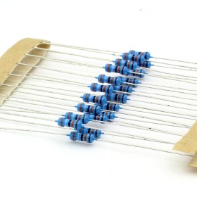 20x Résistances métal ¼W - 0.25w - 1% -  390kohm - 390k ohm 