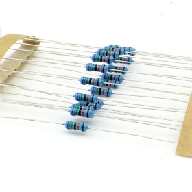 20x Résistances métal ¼W - 0.25w - 1% -  750kohm - 750k ohm